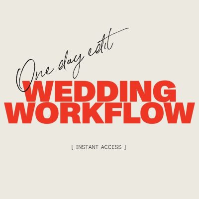 1-DAY EDIT Wedding Workflow Workshop