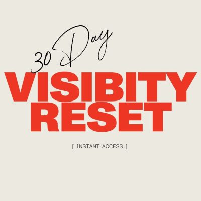 30 DAY VISIBILITY RESET - Barn Live