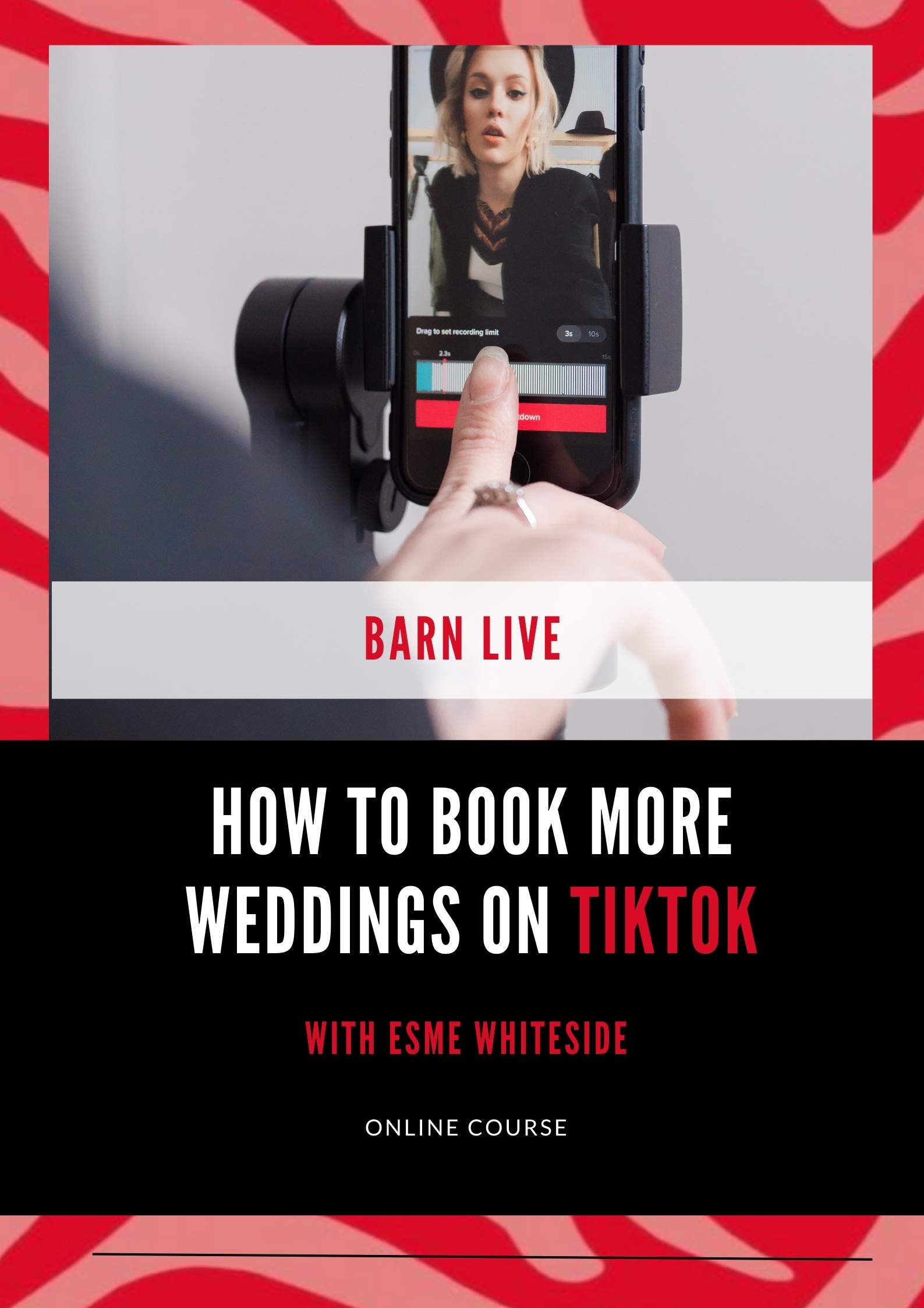 How to book more weddings on tiktok course