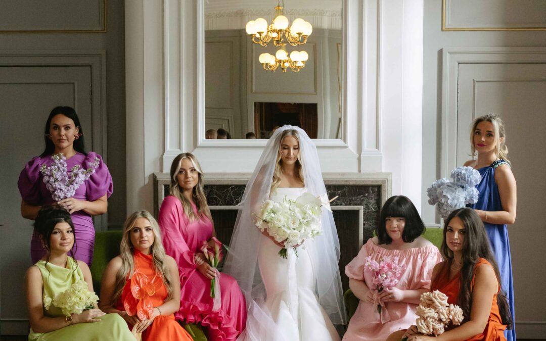 Farmers Image of the Week: The Art of Colour-Blocking in Wedding Groups by Megan McEachern