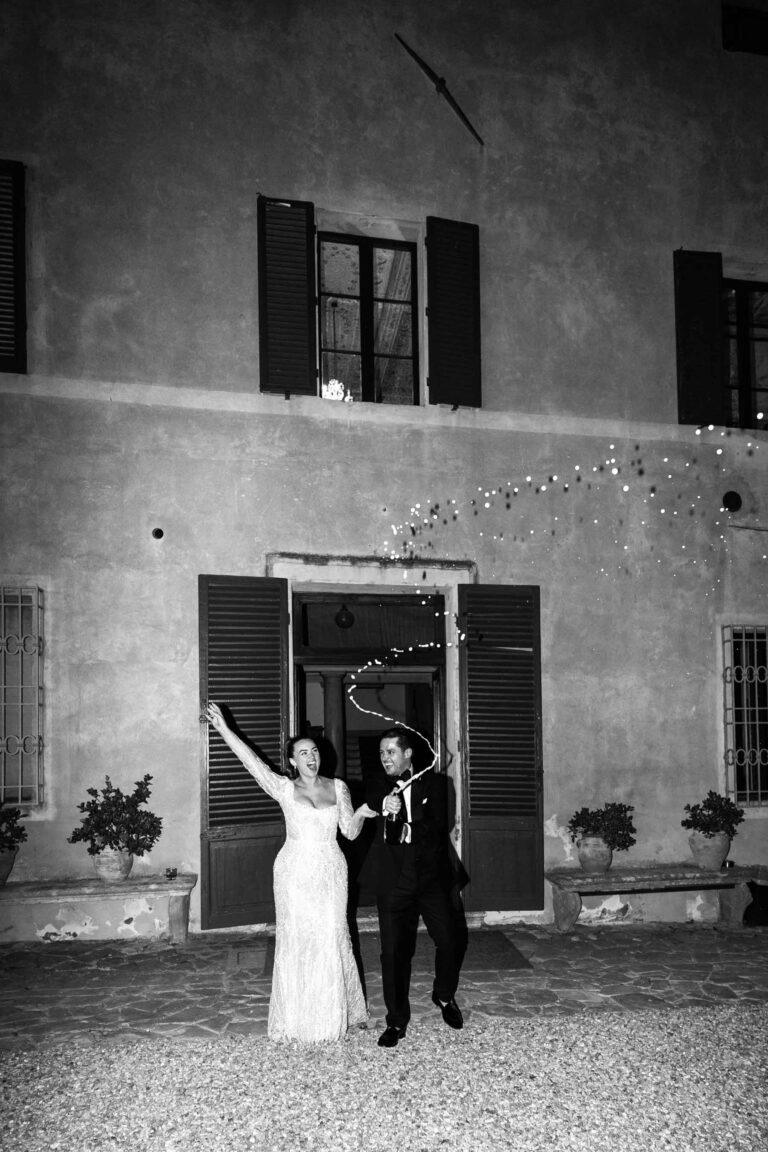 Champagne Spray Wedding Photo with Flash: Farmers Image Of The Week