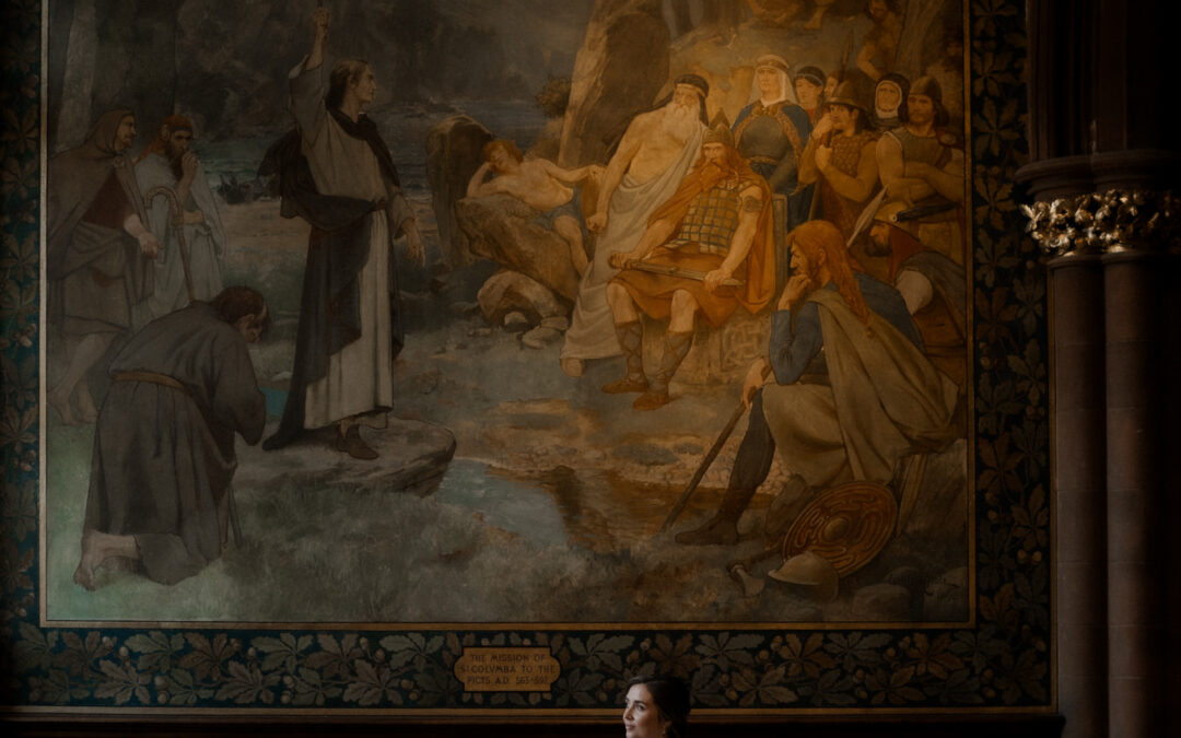 Artful Wedding Portraits In An Art Gallery – Farmers Image of the Week